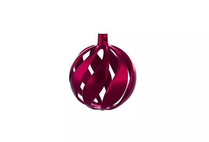 Christmas Xmas Tree Ball Decoration 3D print model