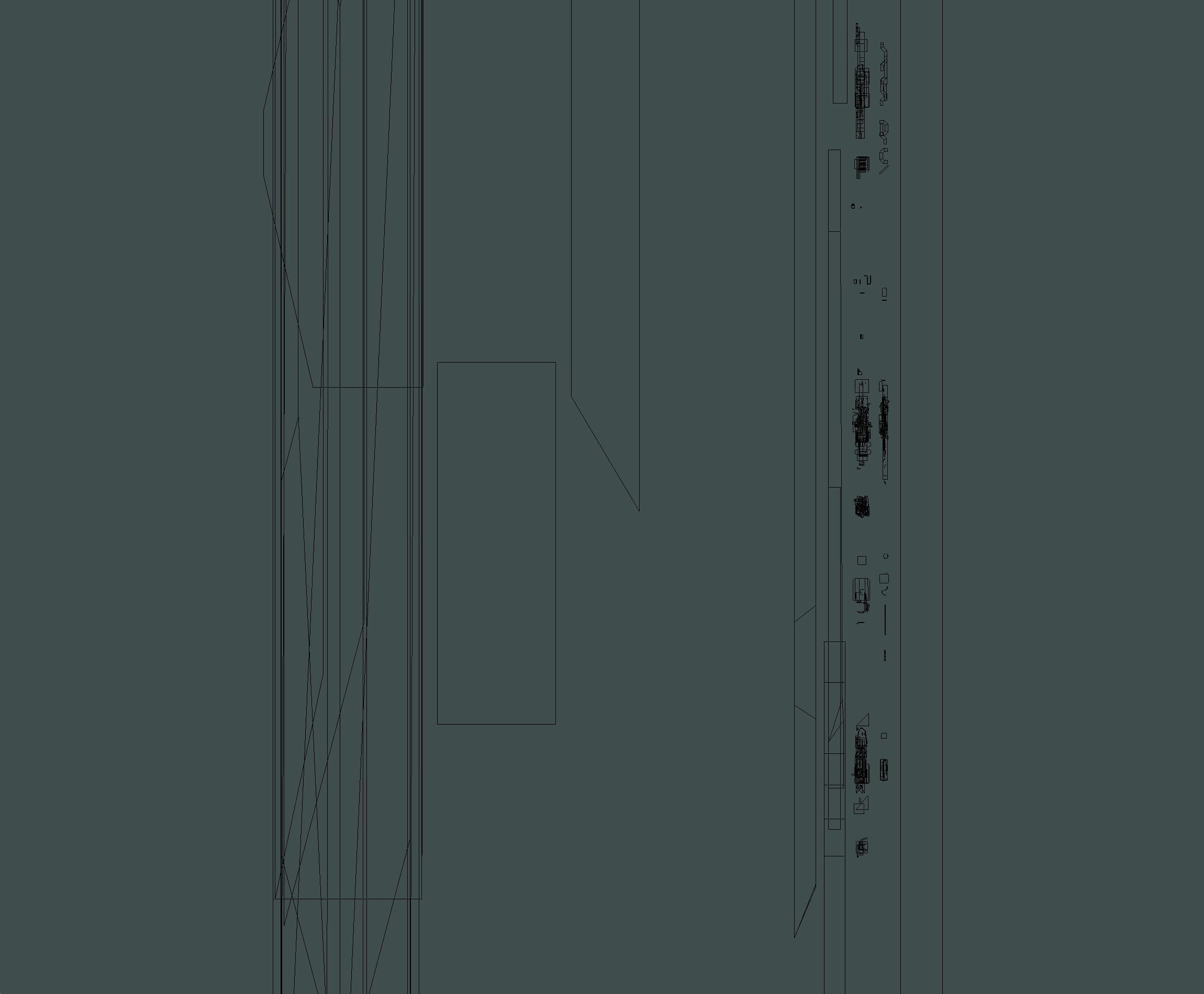 isometrical recreation room barrack hospital all Low-poly 3D model_36