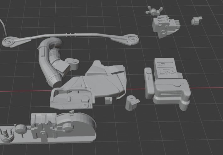 Valorisatoin for AOSHIMA model kits NISSAN GTR R34 from FastFuri 3D print model_17