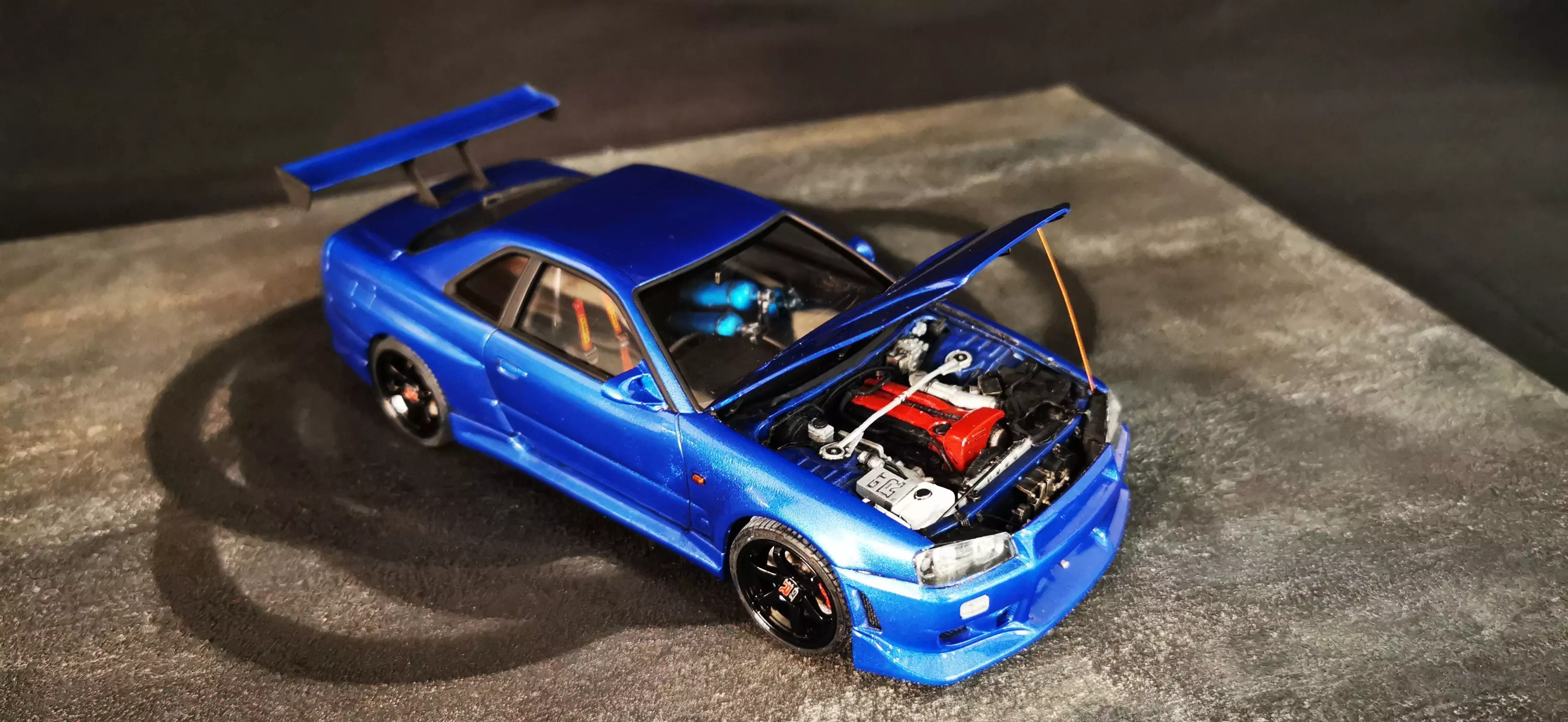 Valorisatoin for AOSHIMA model kits NISSAN GTR R34 from FastFuri 3D print model_0
