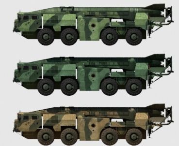SCUD-B military vehicle Low-poly 3D model_20