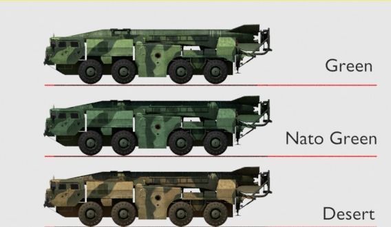SCUD-B military vehicle Low-poly 3D model_21