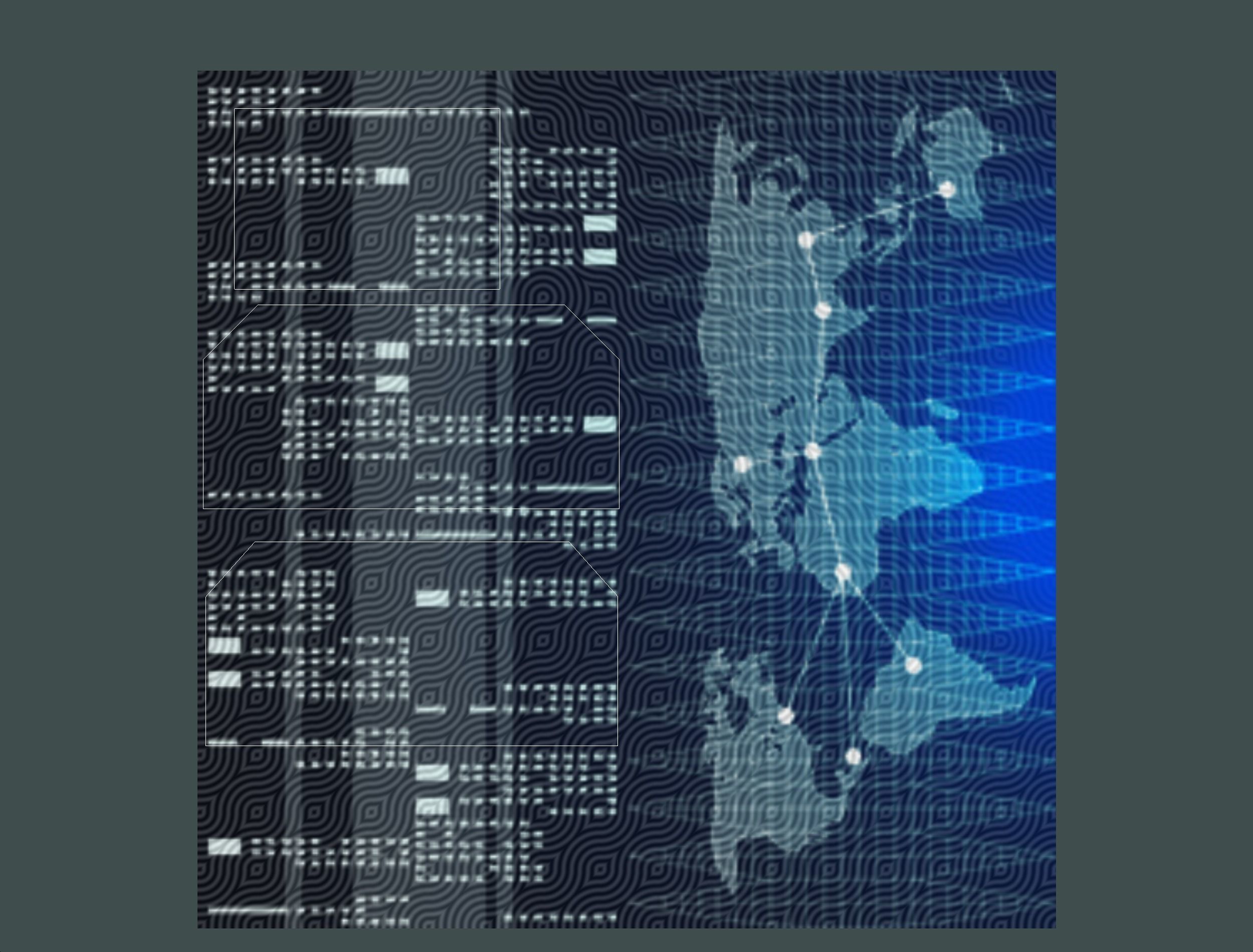 isometrical Computing Center Server Core Low-poly 3D model_27