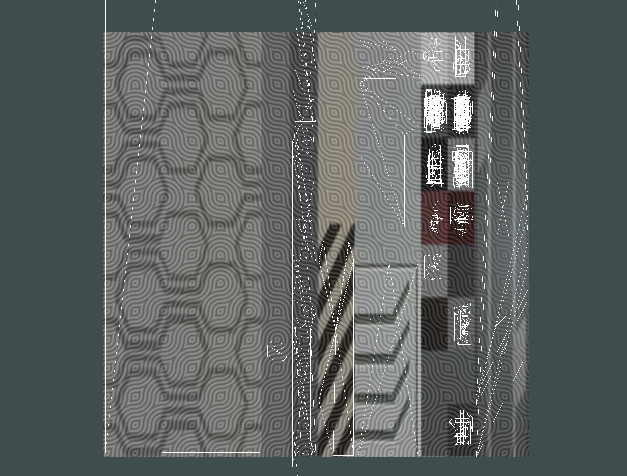 isometrical Automatic Prison Room Low-poly 3D model_24