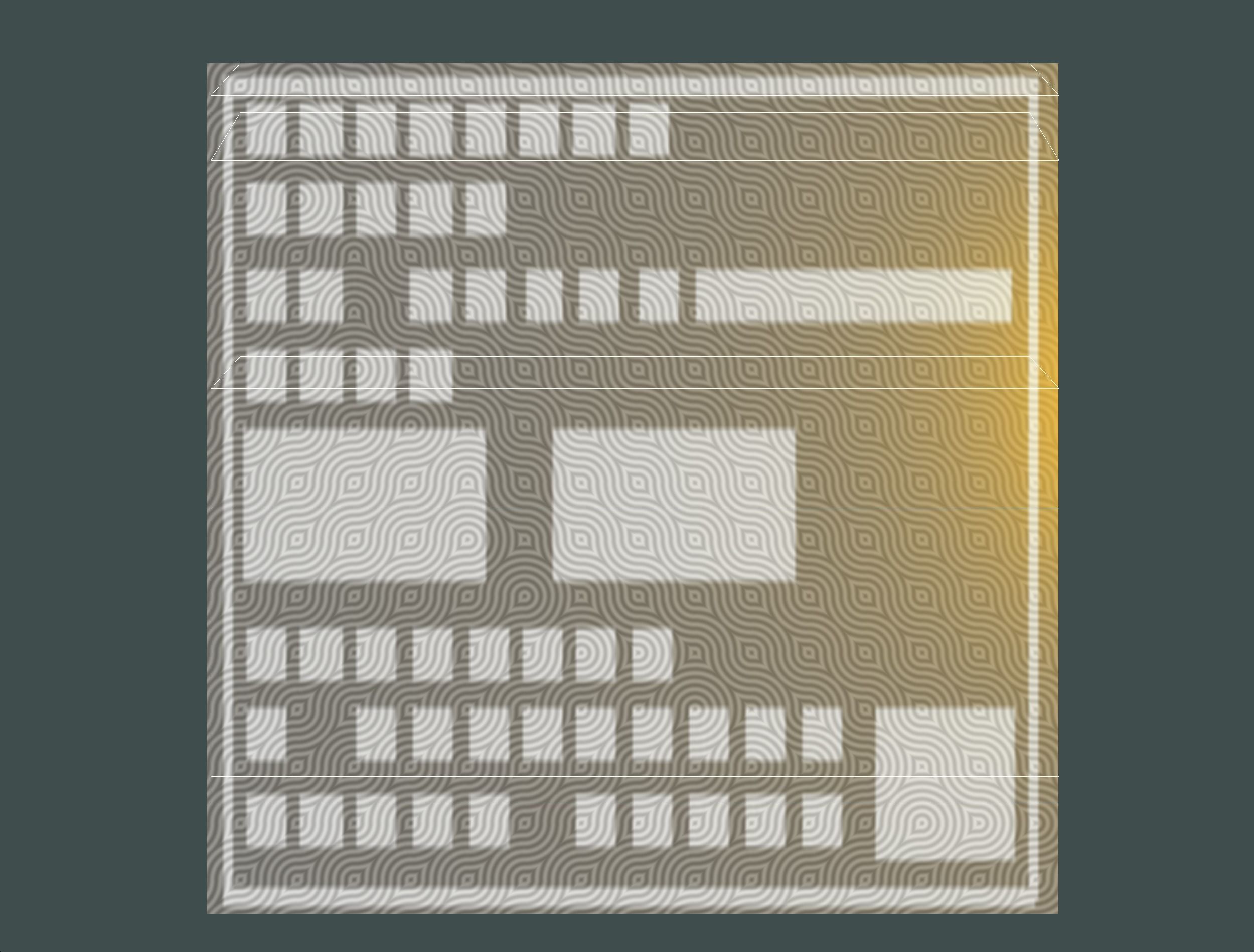 isometrical Automatic Prison Room Low-poly 3D model_26