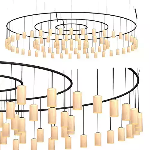 Cirio lobby Chandelier XL 3D model