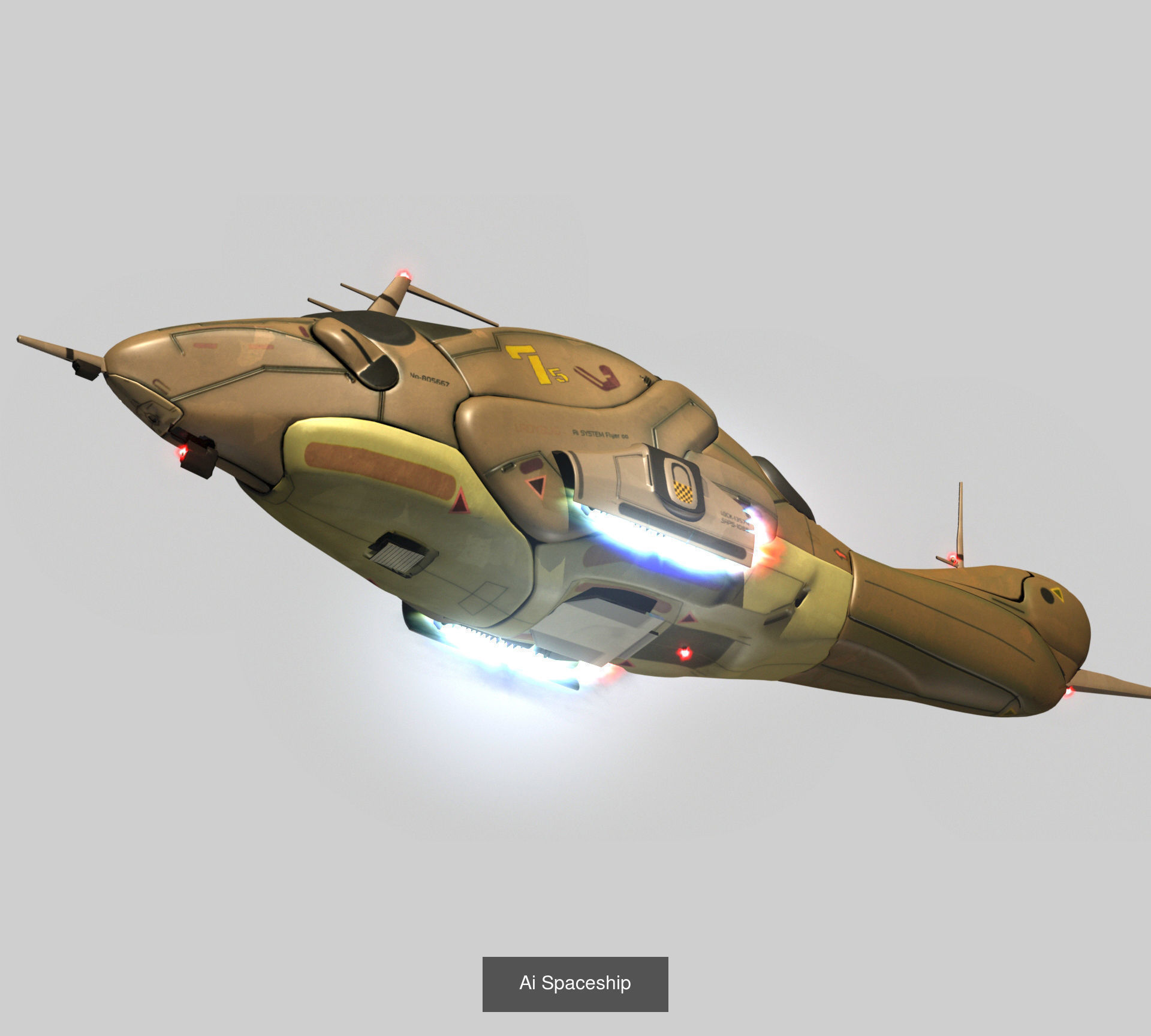 Space Ship Pack  3D Model Collection_4