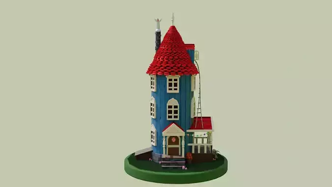  Moomin house 3d