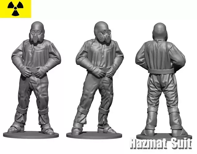 Hazmat suit 3D print model