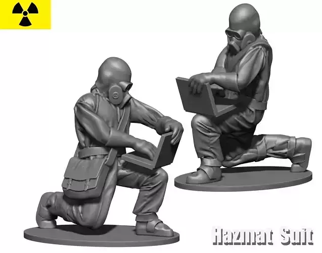 Hazmat suit 9 3D print model