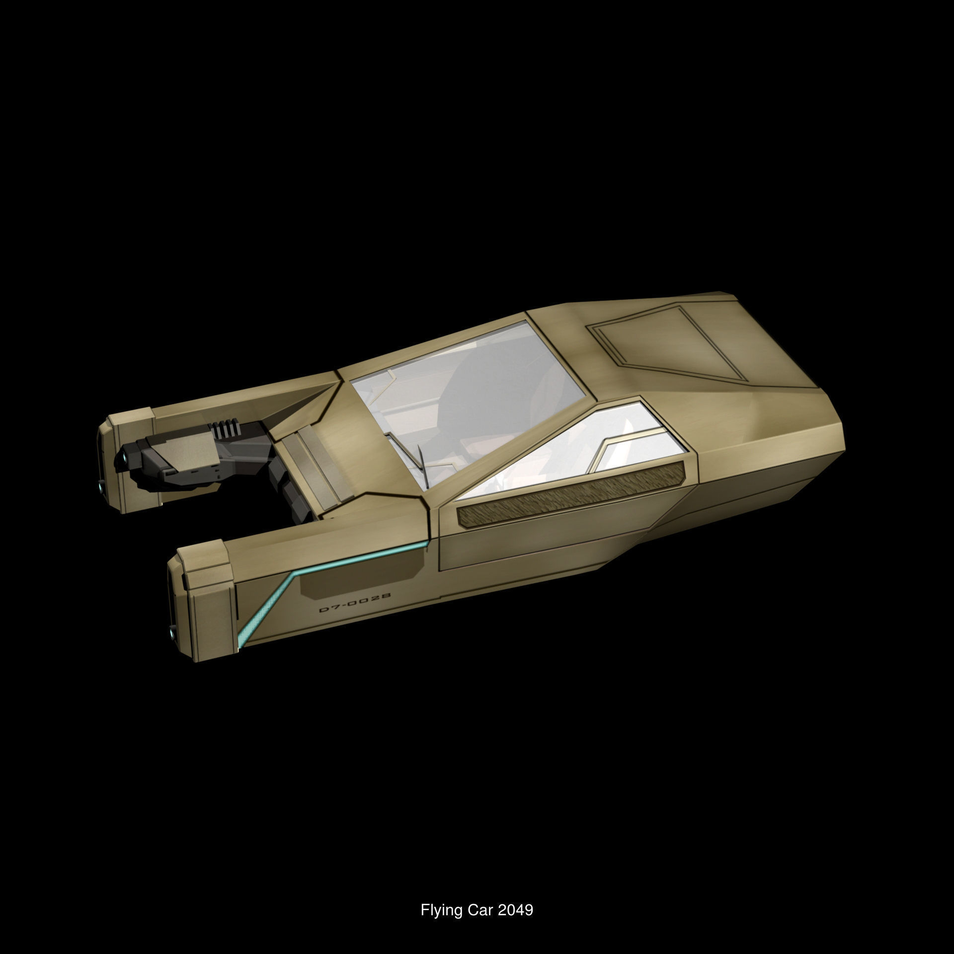 Blade Runner Type Vehicles 3D Model Collection_2