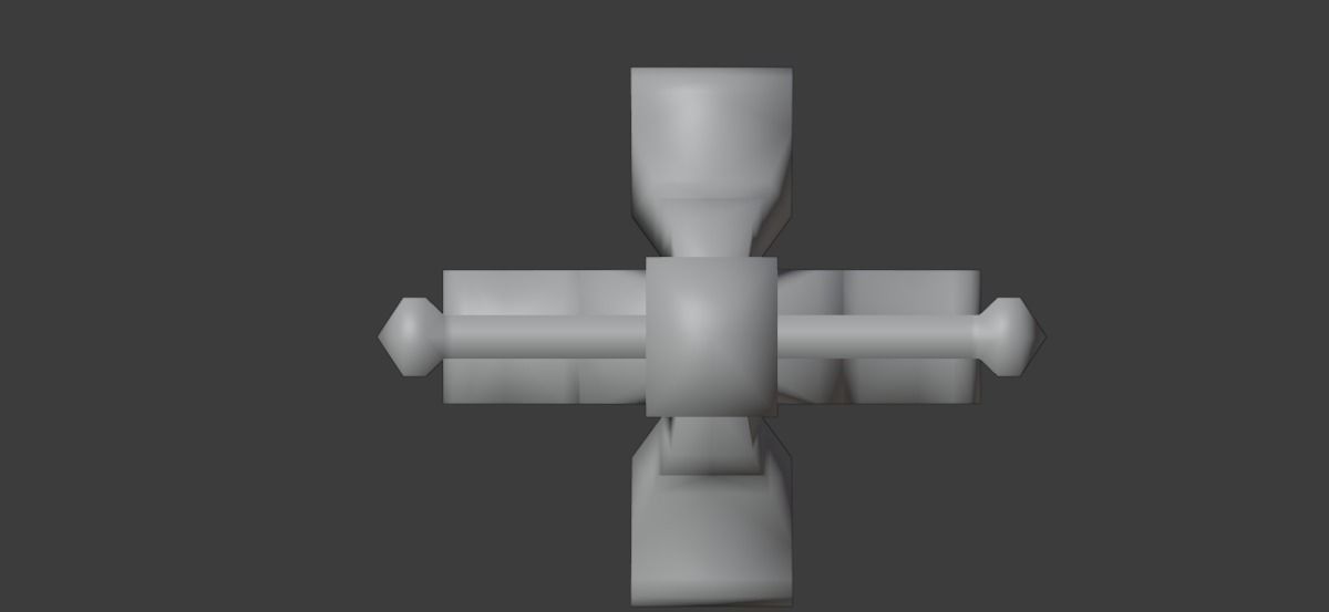 MANNEQUIN 3D MODEL - AR - VR - GAME READY Low-poly 3D model_17