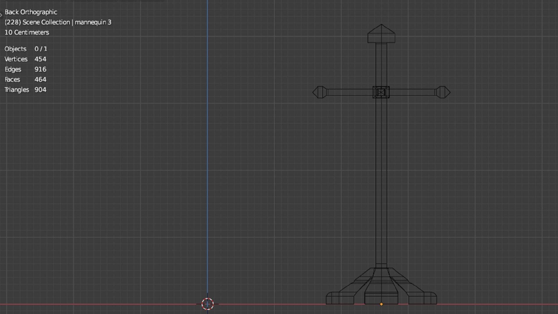 MANNEQUIN 3D MODEL - AR - VR - GAME READY Low-poly 3D model_24