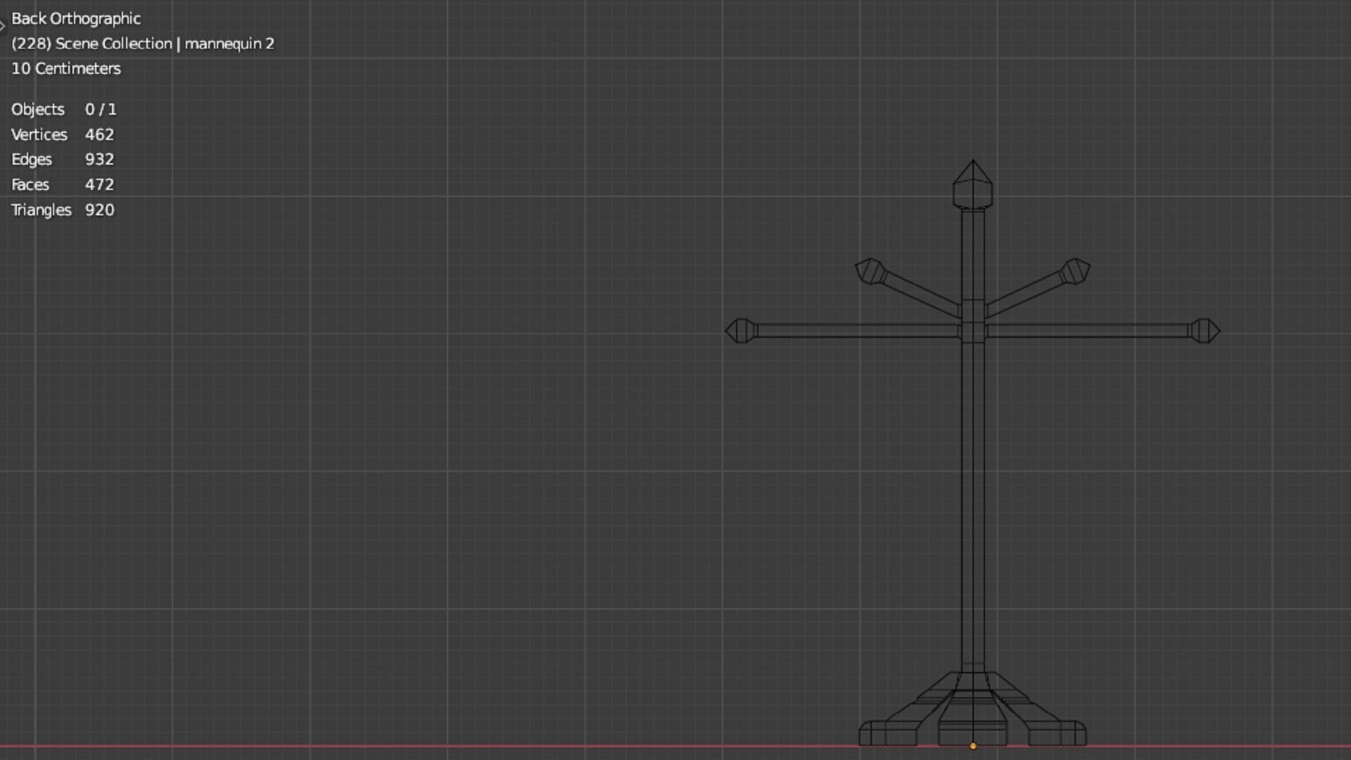 MANNEQUIN 3D MODEL - AR - VR - GAME READY Low-poly 3D model_21