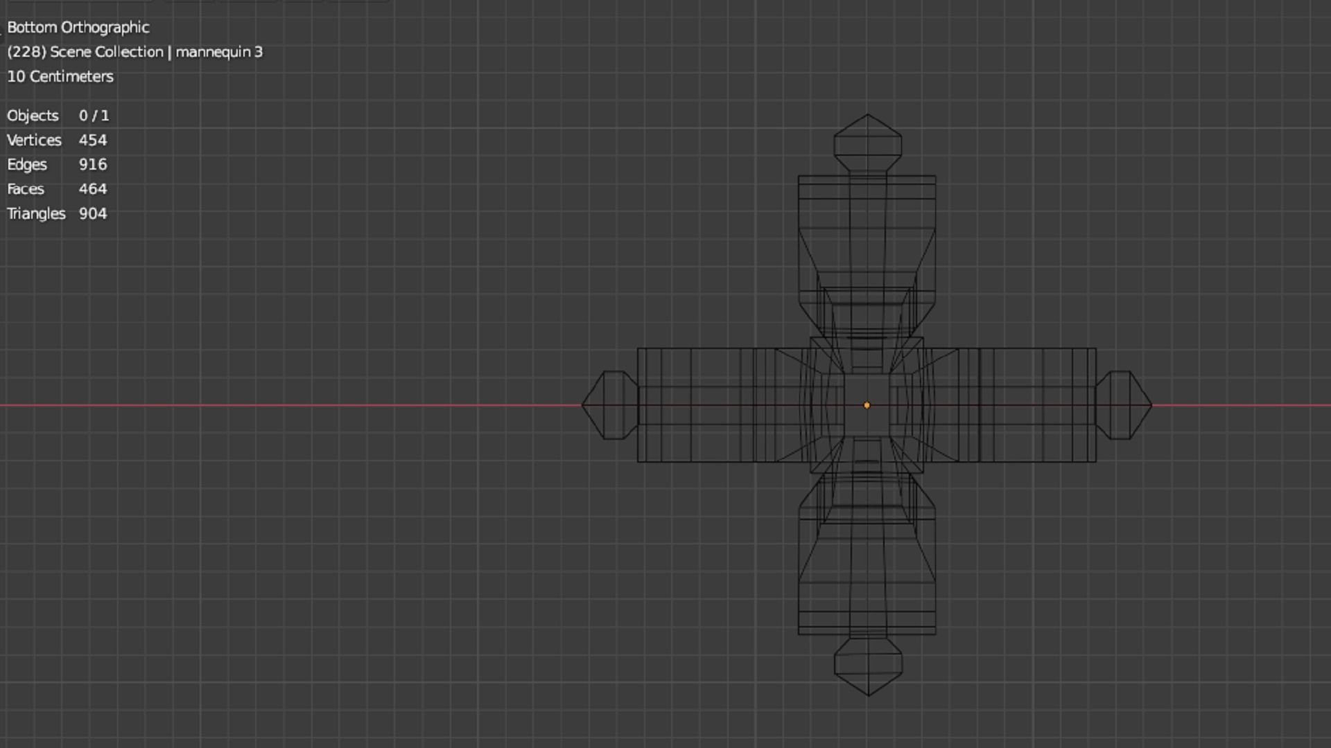 MANNEQUIN 3D MODEL - AR - VR - GAME READY Low-poly 3D model_23