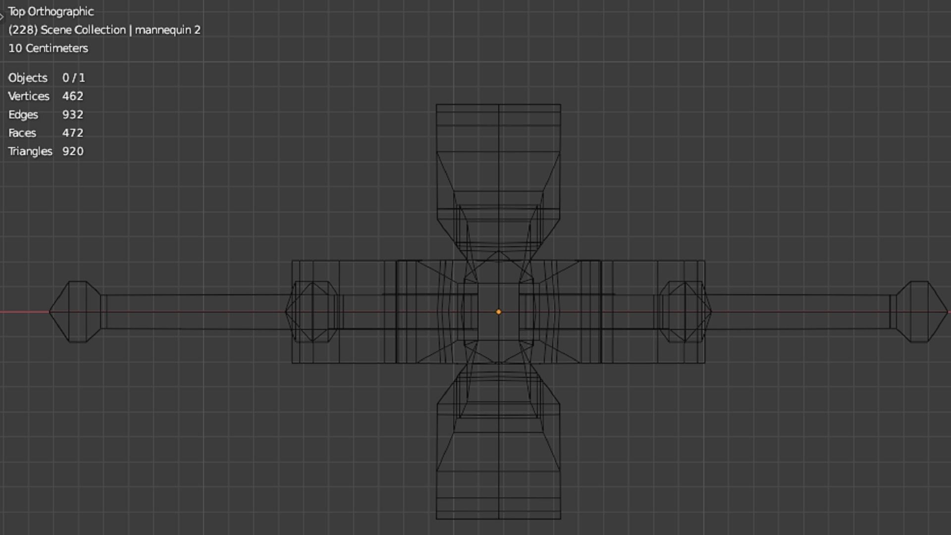 MANNEQUIN 3D MODEL - AR - VR - GAME READY Low-poly 3D model_20