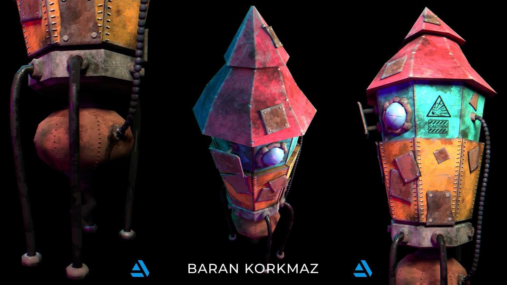 3D model Rickety Rocket VR / AR / low-poly | CGTrader
