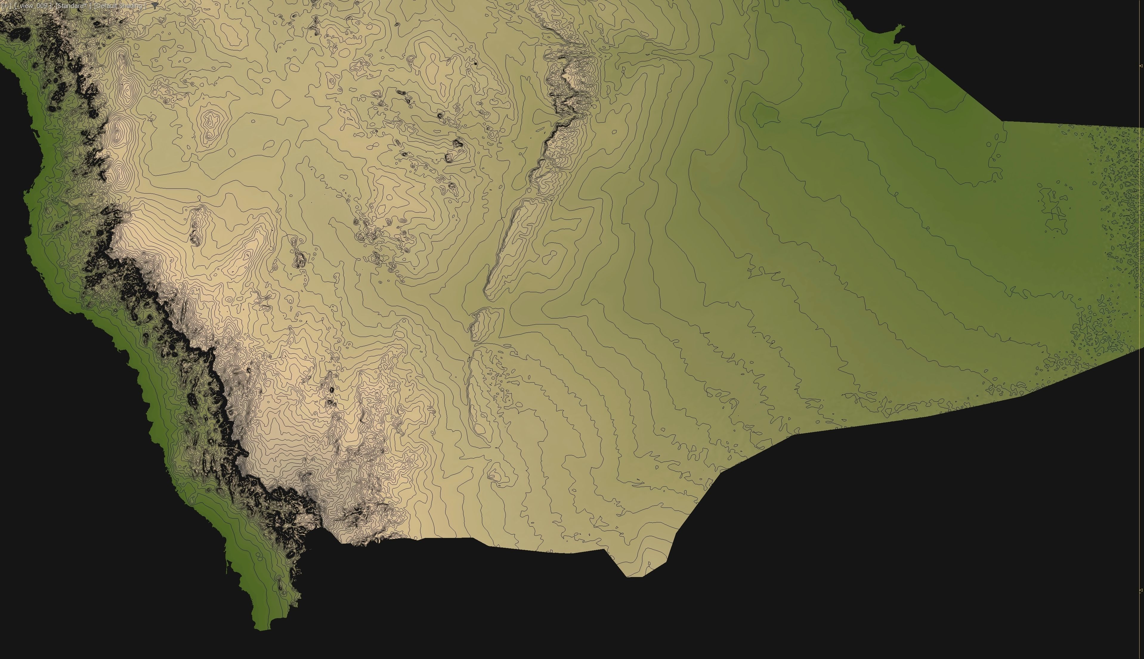 Saudi Arabia Low-poly 3D model_25