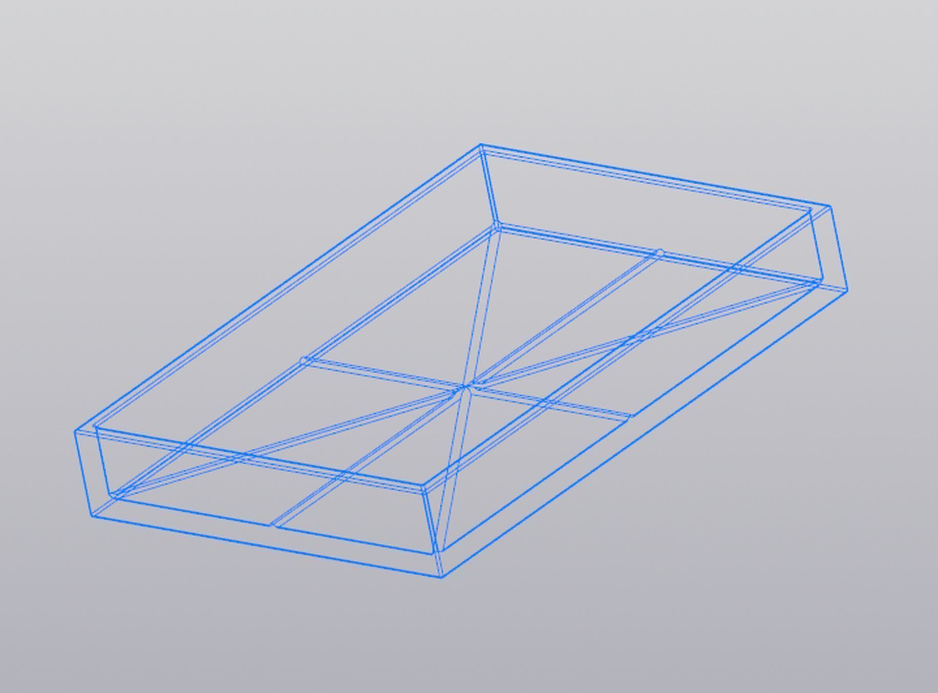 Snowflake patterned planter 3D print model_10