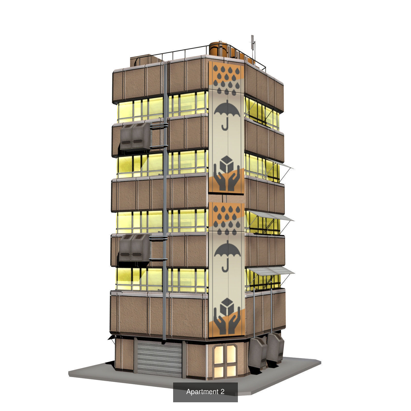 Future City Buildings 3D Model Collection_5