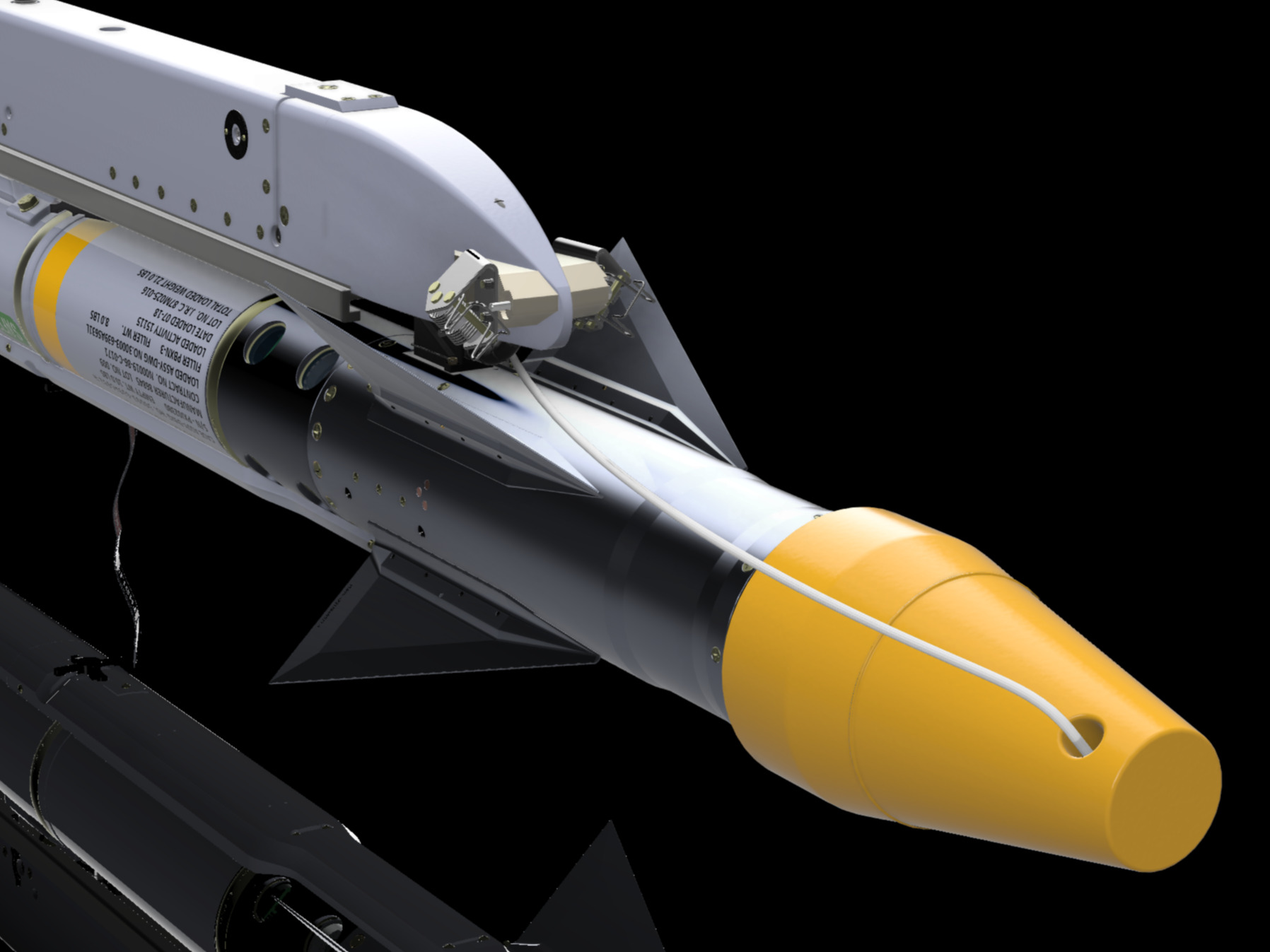 AIM-9X Sidewinder - Extreme Detail-Accuracy - 3D Print Ready 3D print model_6