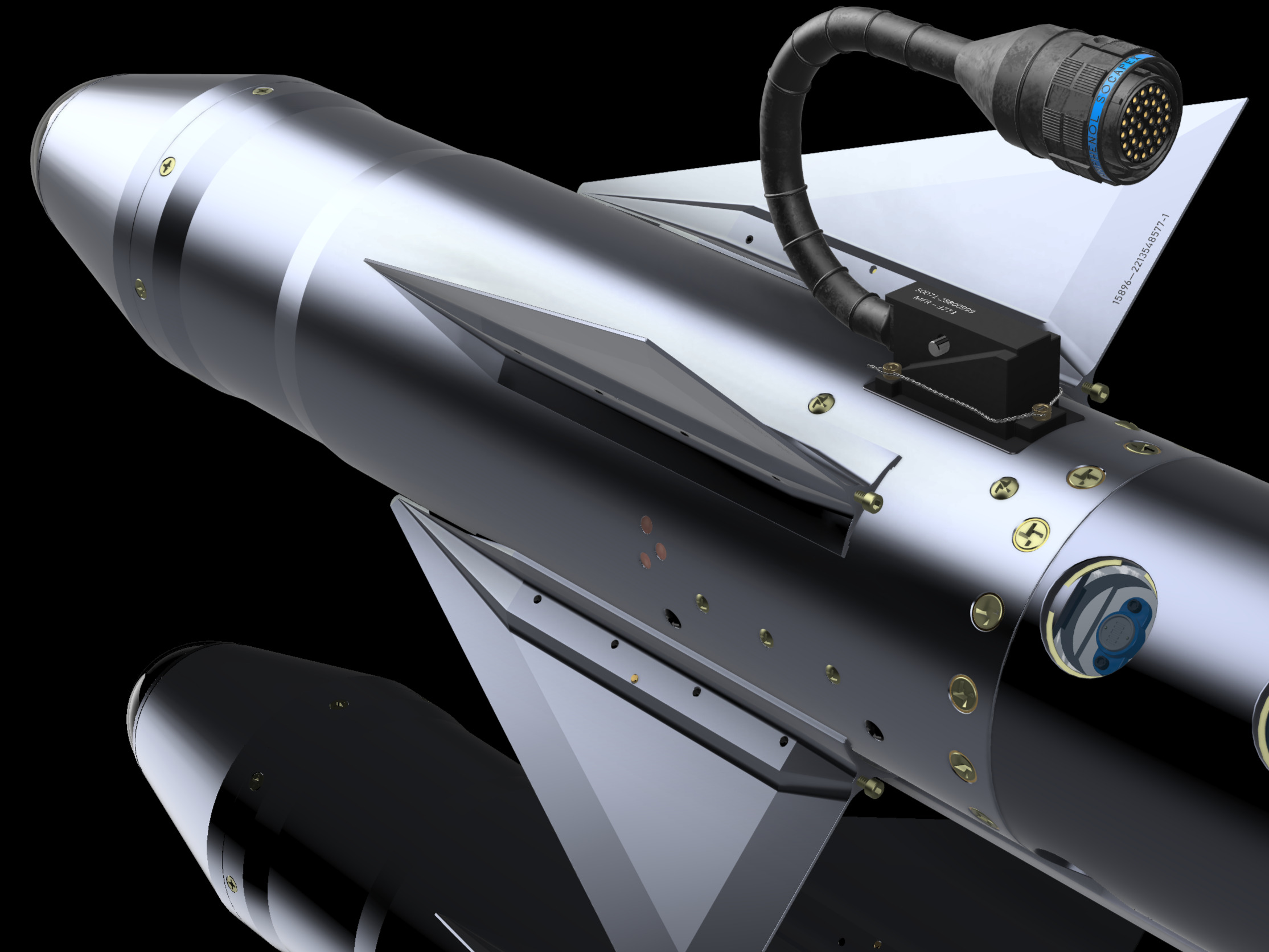 AIM-9X Sidewinder - Extreme Detail-Accuracy - 3D Print Ready 3D print model_11