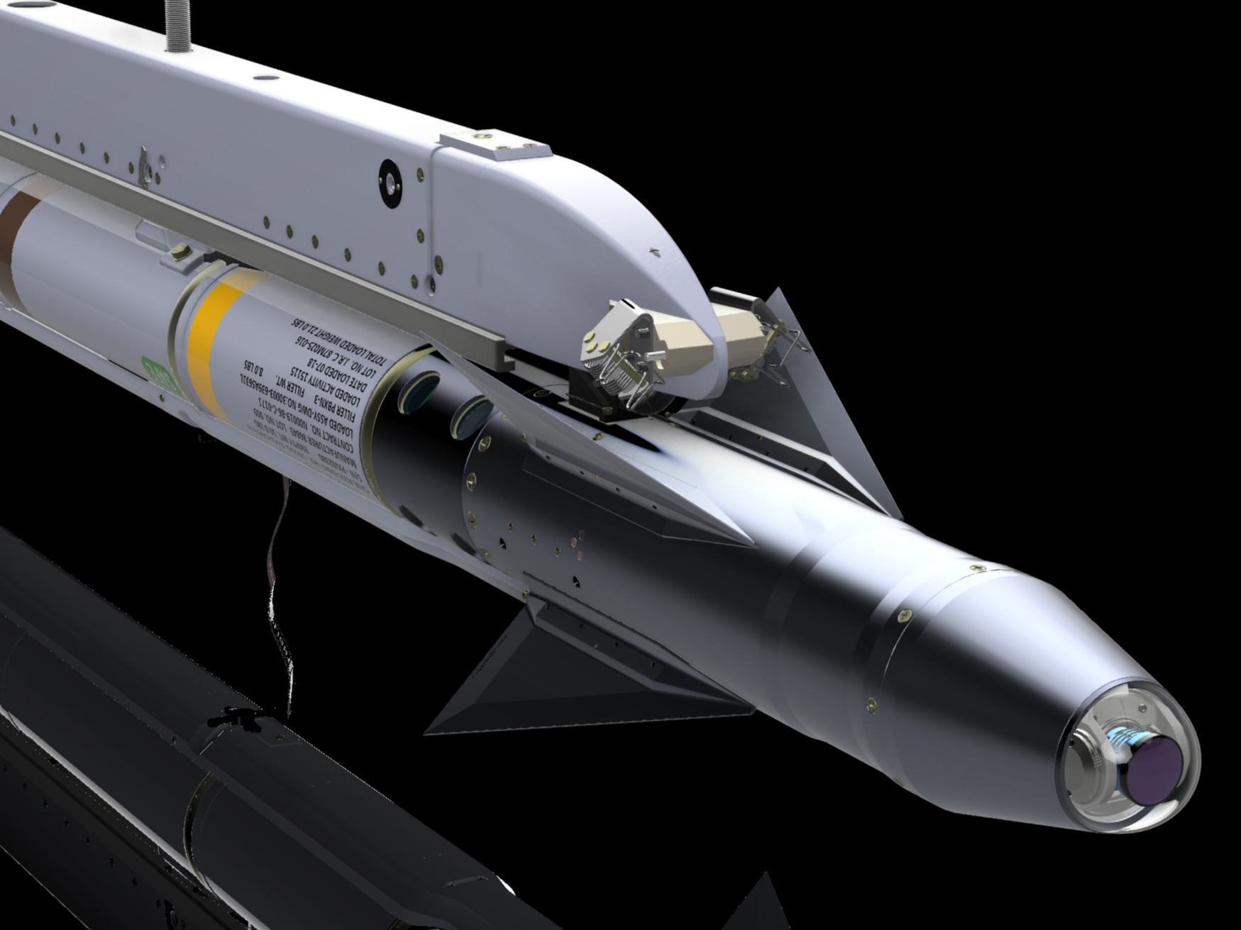 AIM-9X Sidewinder - Extreme Detail-Accuracy - 3D Print Ready 3D print model_7