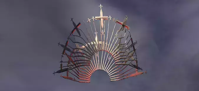 Angel Vortex Crown 3 3D model