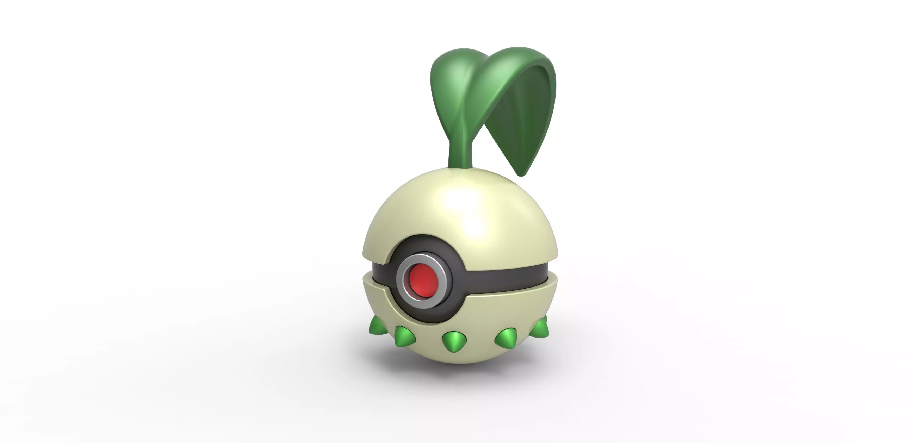 Chikorita orb 3D print model