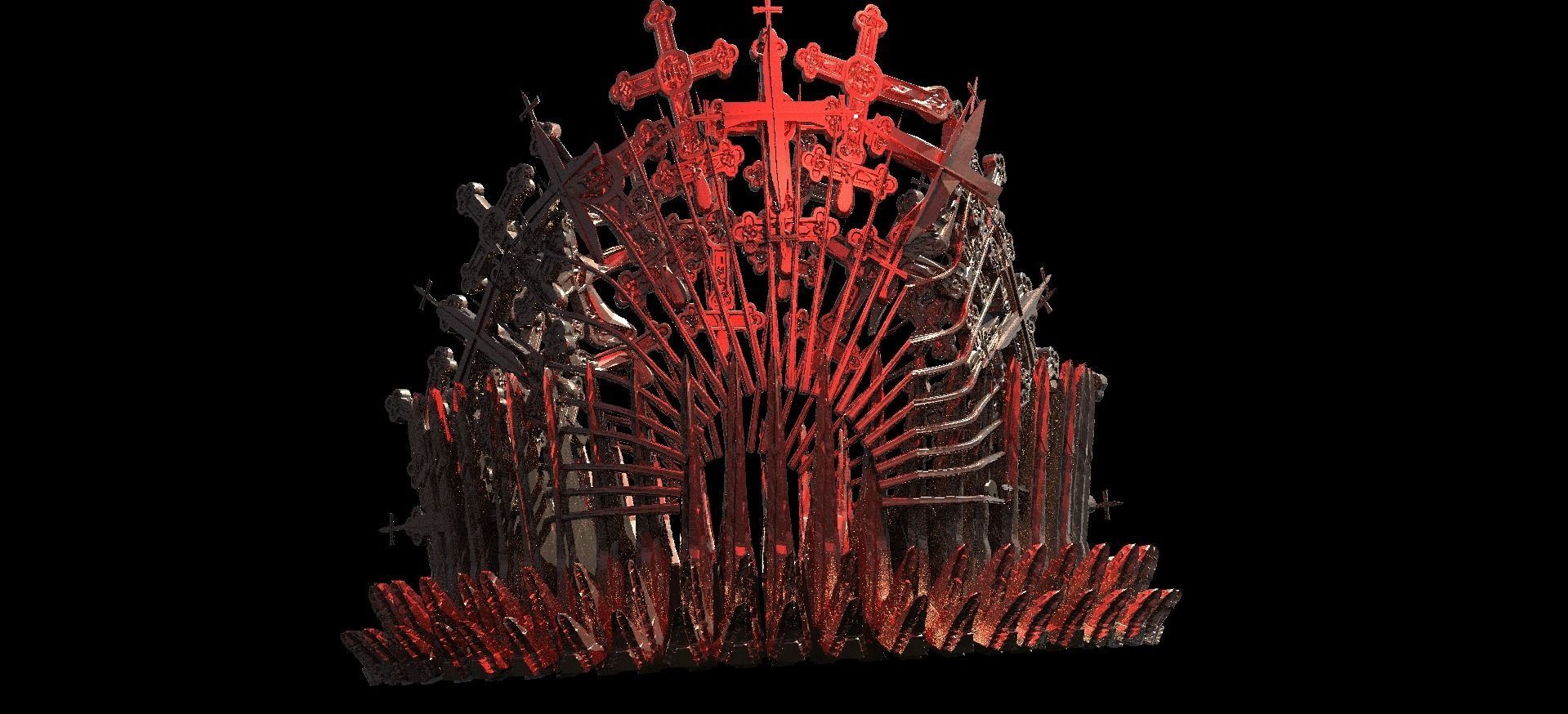 Pirate Gold Crown  3D model_1