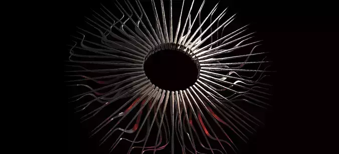 Angel Vortex Crown Sun 7 3D model