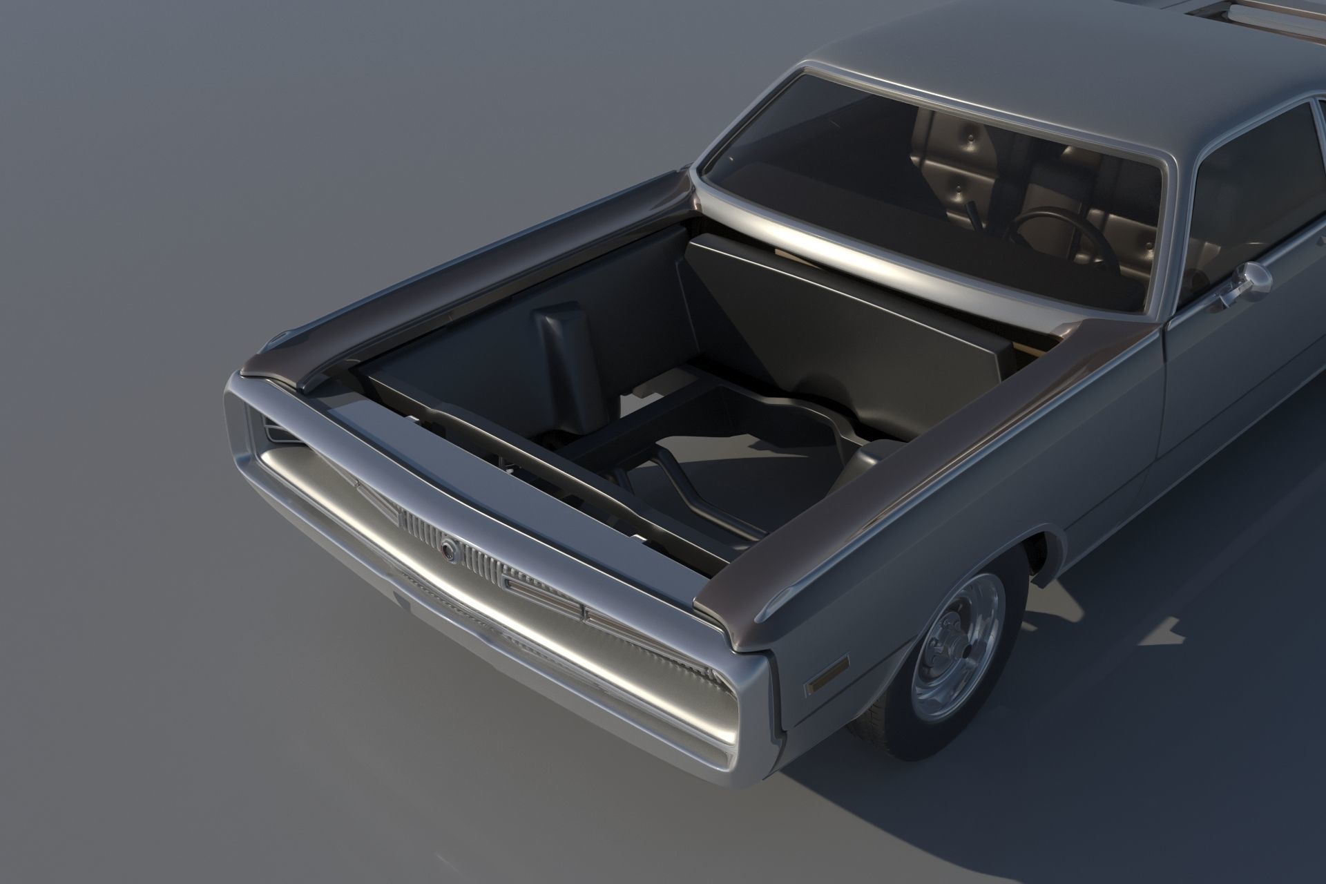 Chrysler 300 - 1970 3D print model_10