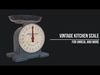 Vintage Kitchen Scale Low-poly 3D model_1