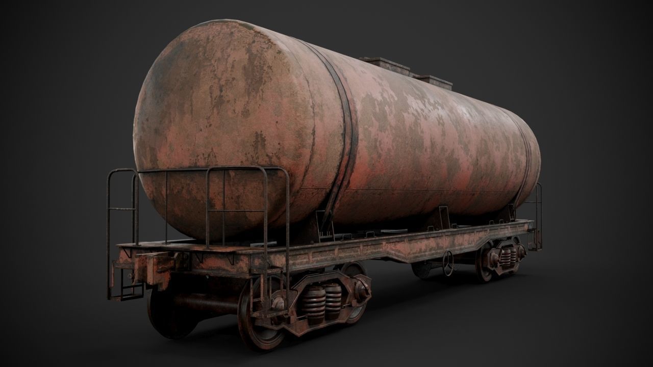 Rail tank car 3D model_9