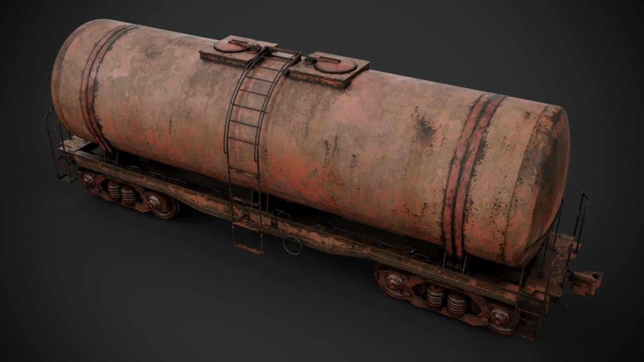 Rail tank car 3D model_8