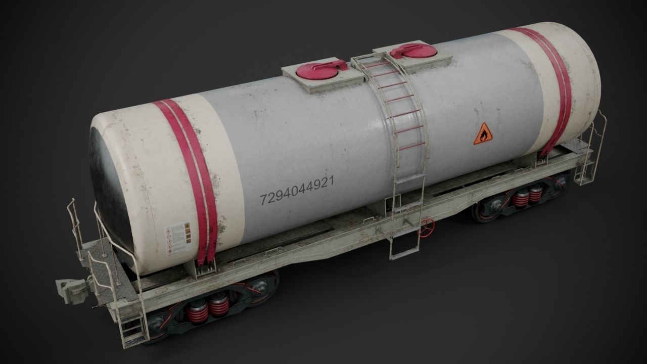Rail tank car 3D model_6
