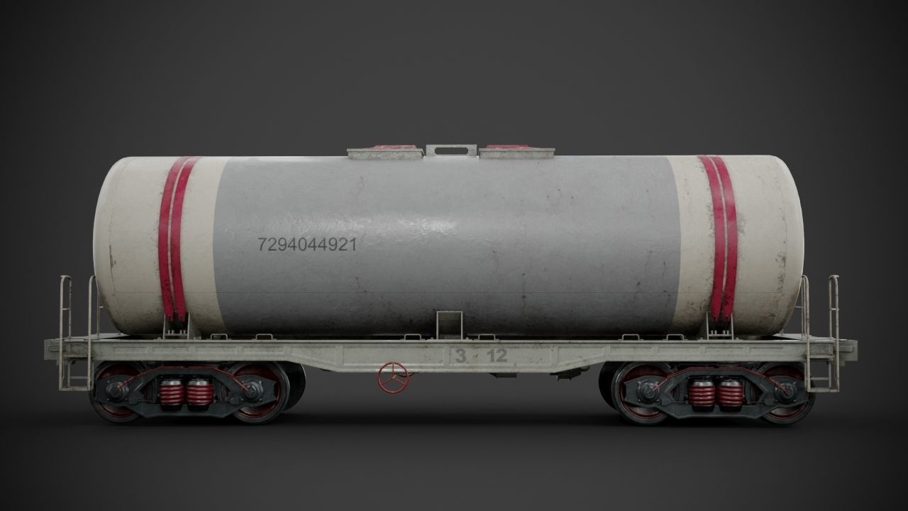Rail tank car 3D model_5