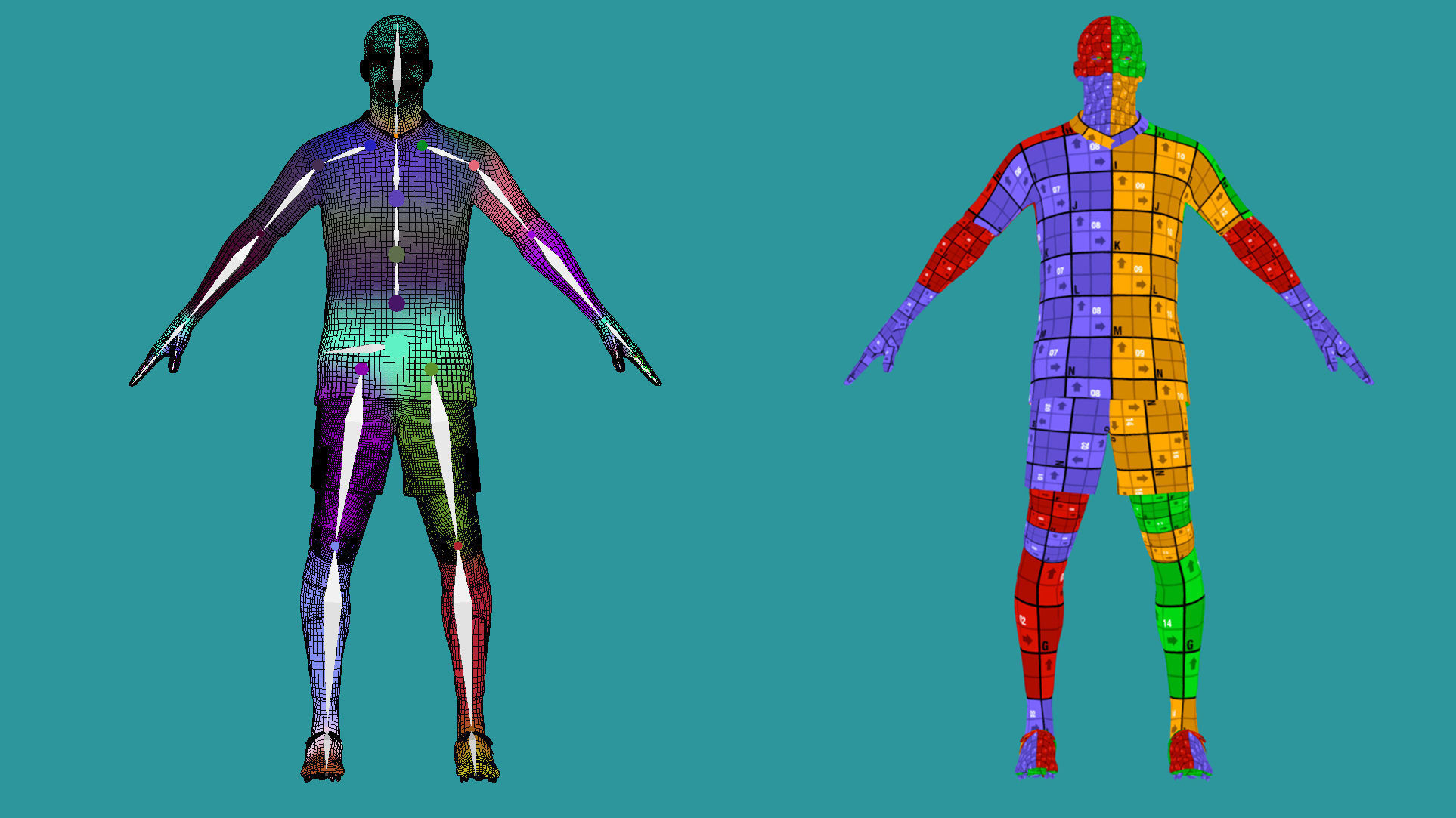 3D Rigged Kylian Mbappe France Worldcup 2022 3D model_9