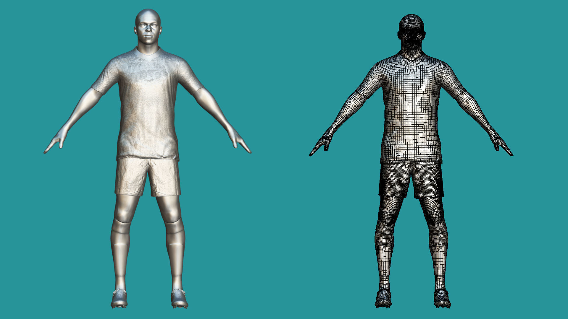 3D Rigged Kylian Mbappe France Worldcup 2022 3D model_8