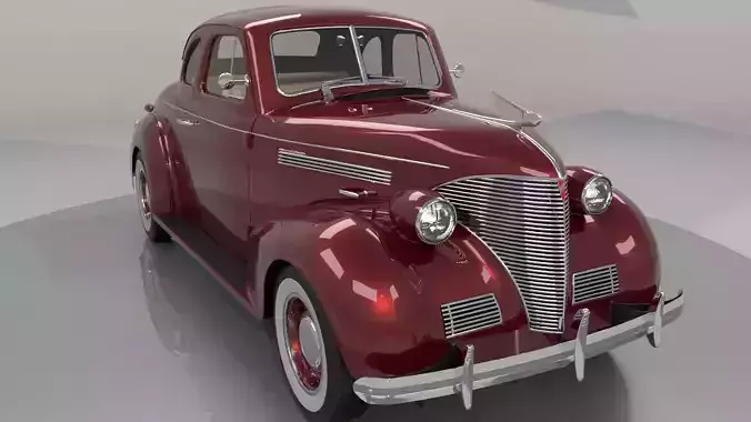 Chevrolet Master Deluxe High Poly 3D model