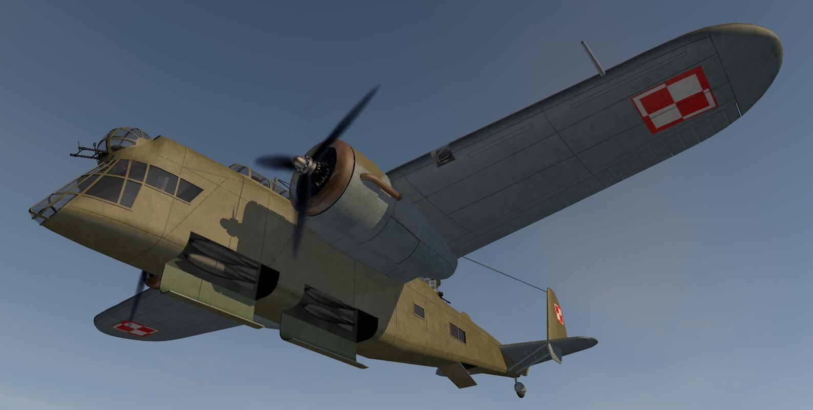 PZL P-30 Zubr - LWS-6 Bison 3D model_11