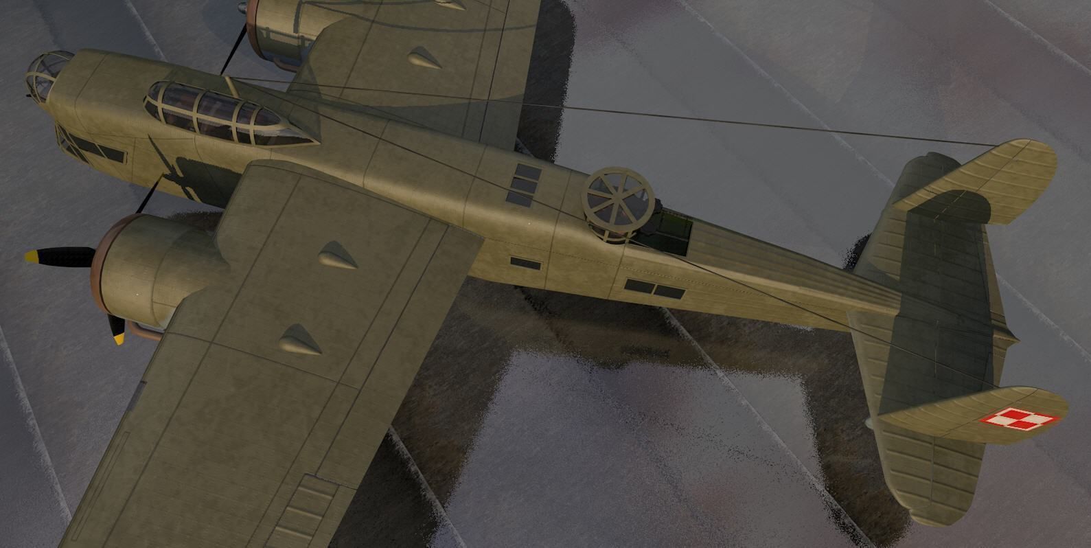 PZL P-30 Zubr - LWS-6 Bison 3D model_3