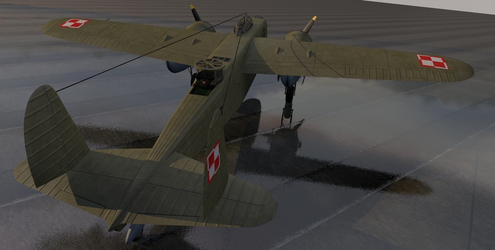 PZL P-30 Zubr - LWS-6 Bison 3D model_4