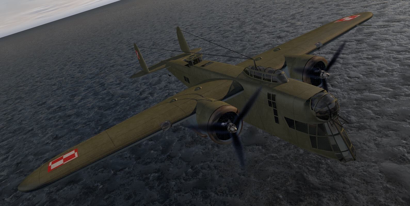 PZL P-30 Zubr - LWS-6 Bison 3D model_8