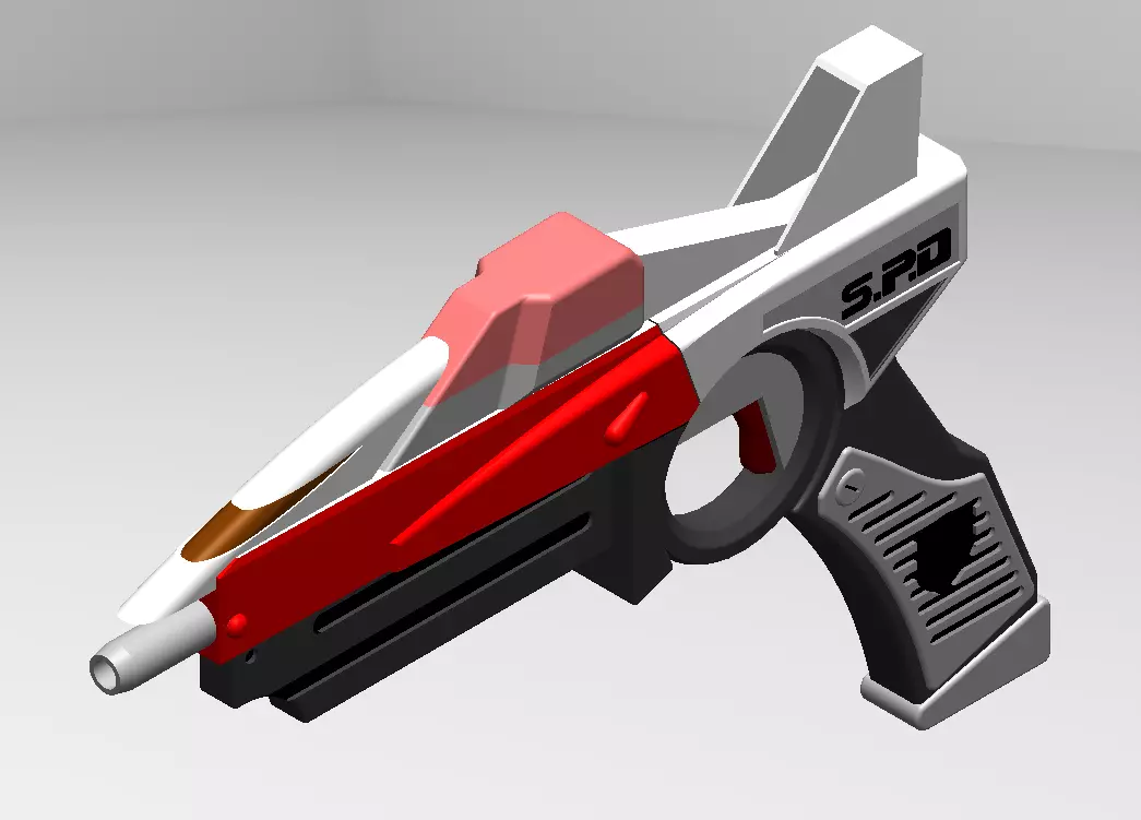 Delta Blasters From Power Rangers SPD 3D print model
