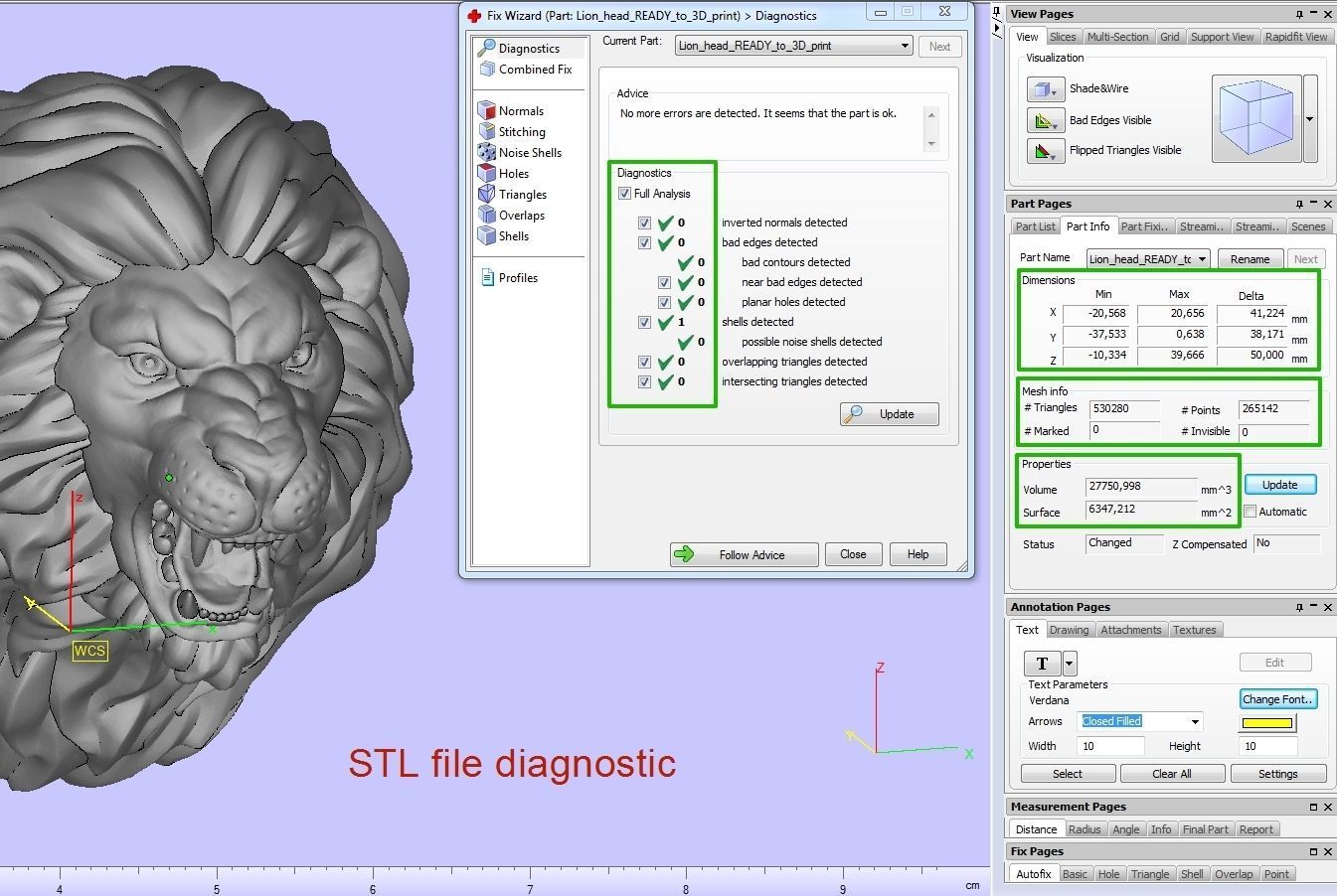 Lion Head 3D print model_20