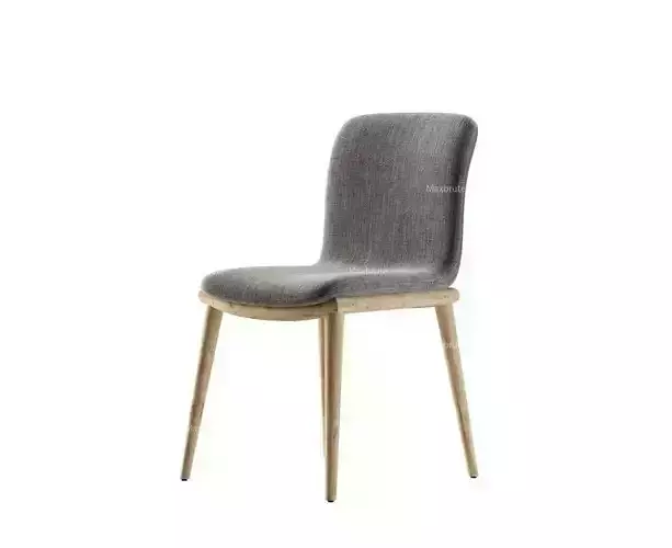 Chair dining with wooden legs