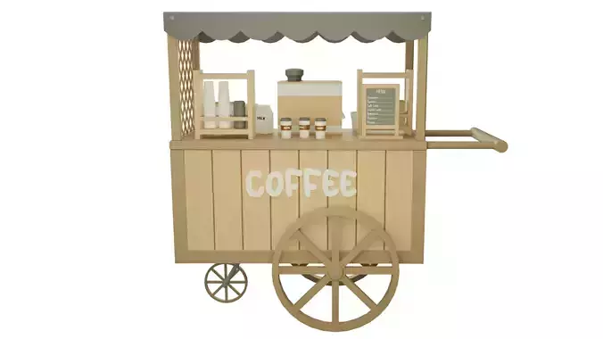Coffee Vendor Free 3D model