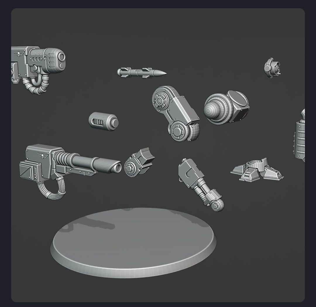 new armored walker 3D model_2