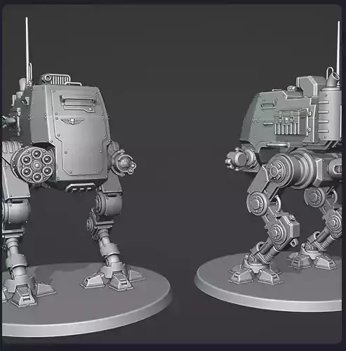 new armored walker 3D model